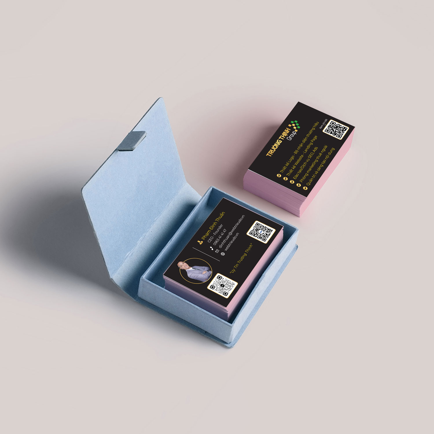 Mockup Namecard Trường Thịnh Group